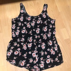 Forever 21 floral romper (L)